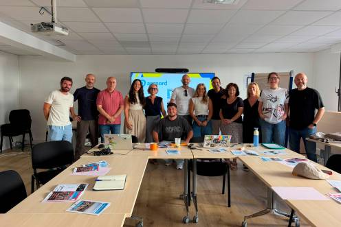 <i>Encuentro de trabajo de juventud del proyecto europeo en Nantes. / Diputación de Jaén. </i>