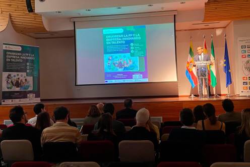 <i>Francisco José Solano interviene en las jornadas. / Junta de Andalucía.</i>