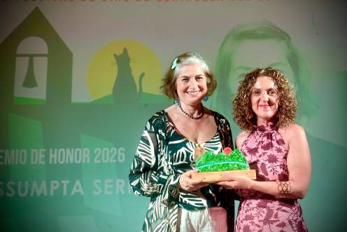 <i>Assumpta Serna y Ana Belén Rescalvo, en el Festival de Cine de Sorihuela del Guadalimar. </i>