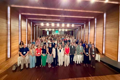 <i>Participantes en la I Jornada de Investigación del Hospital de Jaén. / Junta de Andalucía.</i>