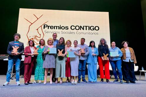 <i>Imagen de los cinco proyectos ganadores. / Diputación de Jaén.</i>