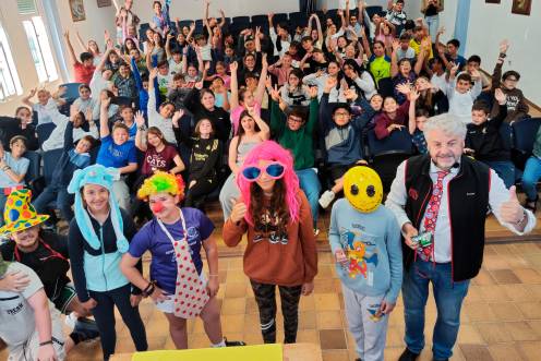 <i>Los chavales del Colegio Manuel Andújar se lo pasaron en grande disfrazándose para descubrir que, definitivamente, sin vergüenza se pasa muchísimo mejor.</i>