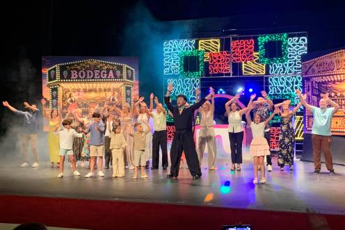 <i>Momento durante el pregón de fiestas de Martos de Francisco Curé. / Pablo Espinosa Luna / Diario JAÉN</i>