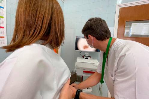 <i>Consulta de dermatología. / Junta de Andalucía.</i>