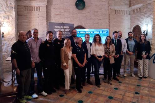 <i>Nuevo recorrido de una sola vuelta de la Media Maratón de Jaén. / Gilberto Moreno / Diario JAÉN.</i>