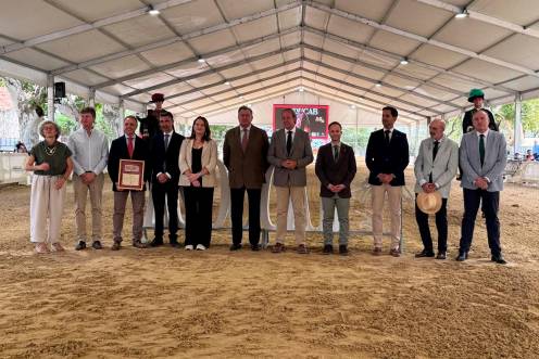 <i>Visita de Erik Domínguez a la inauguración de Anducab. / Junta de Andalucía. </i>