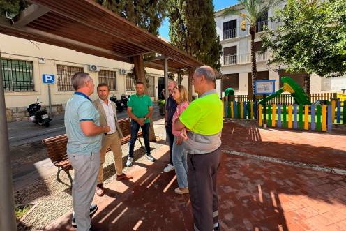 <i>Durante la visita a La Merced. / Ayuntamiento de Jaén. </i>