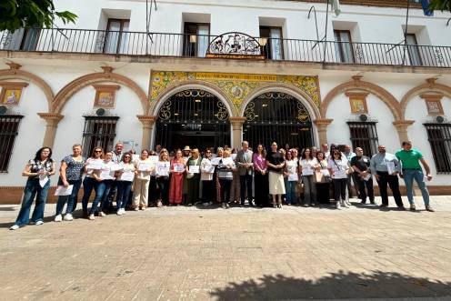 <i>Clausura de la formación de 45 iliturgitanos. / Junta de Andalucía.</i>