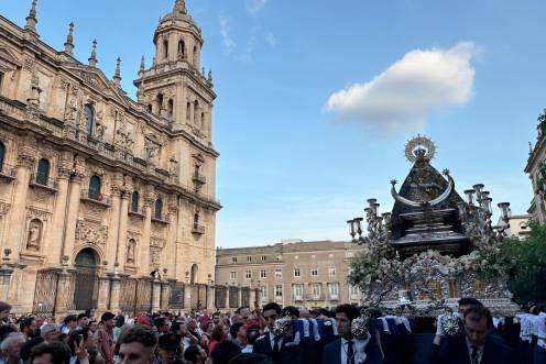 <i>Procesión en honor a la Virgen de la Capilla, en imagen de archivo. / Elisabeth Ruiz / Diario JAÉN. </i>