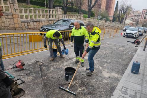 <i>Obras en el Mantenimiento Urbano. / Ayuntamiento de Jaén. </i>