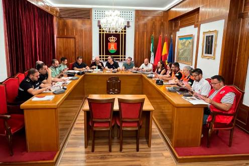 <i>Reunión de la Junta Local de Seguridad. / Subdelegación del Gobierno. </i>