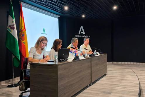 <i>Foro Provincial para la Atención de Personas de Origen Migrante, celebrado en la Biblioteca Pública. / Junta de Andalucía.</i>