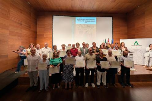 <i>Erik Domínguez, ha presidido este miércoles la XXIV Gala del Día Internacional de las Personas Mayores. / Junta de Andalucía. </i>