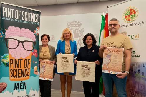 <i>Presentación del festival de divulgación científica “Pint of sciencie”. / Europa Press.</i>