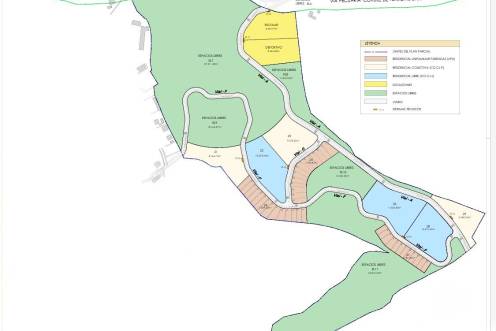 <i>Plano del Plan Parcial para desarrollo vivienda en Cerro Moreno, entre Puente Tablas y Cerro Molina. / Ayuntamiento de Jaén.</i>