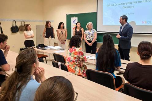 <i>Celebración del programa internacional. / UJA.</i>
