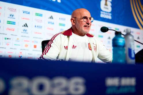 <i>El seleccionador nacional de fútbol, Luis de la Fuente. / Europa Press.</i>