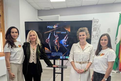 <i>Presentación del V Pole Spain World Art Championship 2026. / Ayuntamiento de Jaén.</i>