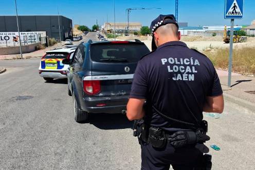 <i>Intervención policial. / Ayuntamiento de Jaén.</i>