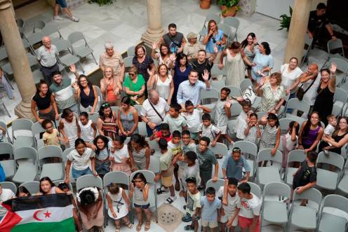 <i>Recepción de menores saharauis. / Diputación de Jaén. </i>