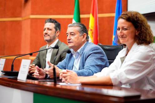 <i>Antonio Sanz durante la campaña frente a la bronquiolitis inmuniza a cerca de 17.000 bebés en los primeros 10 días. / Junta de Andalucía. </i>