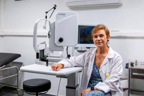 <i>Silvia Moreno, especialista en Oftalmología. / Hospital Universitario de Jaén. </i>