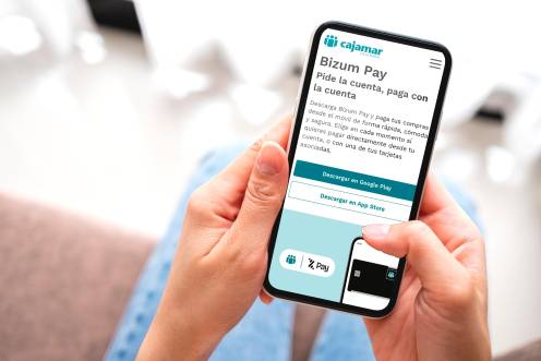 Cajamar amplía sus opciones de pago en comercios físicos con Bizum Pay
