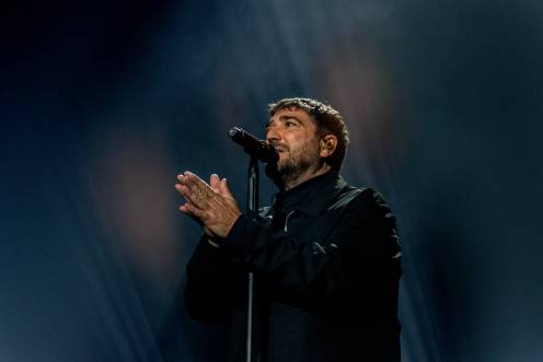 <i>Antonio Orozco durante una de sus actuaciones. / Europa Press.</i>