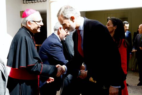 <i>El obispo de Jaén y el Rey Felipe VI. / Diócesis de Jaén. </i>