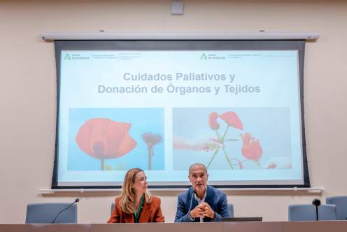 <i>Curso sobre cuidados paliativos y donación de órganos en el Hospital de Jaén. / Junta de Andalucía.</i>