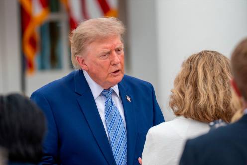 <i>El presidente de Estados Unidos, Donald Trump en una imagen de archivo. / Europa Press.</i>