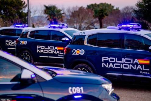<i>Imagen de coches de la Policía Nacional. / Archivo. / Europa Press.</i>