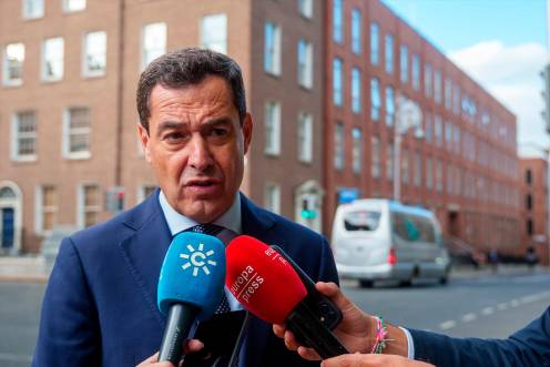<i>El presidente de la Junta de Andalucía, Juanma Moreno. / Europa Press. </i>