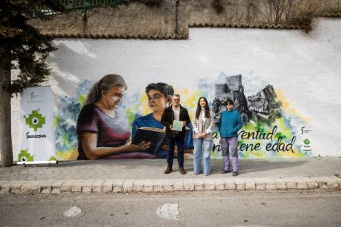 <i>Uno de los murales del proyecto “Street Art Plus” en Albanchez de Mágina. / Diputación de Jaén.</i>