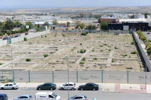 <i>Imagen de archivo de los terrenos donde irá ubicada la Ciudad de la Justicia. / Agustín Muñoz / Diario JAÉN. </i>