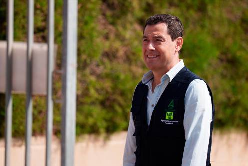 <i>El presidente de la Junta de Andalucía, Juanma Moreno. / Europa Press. </i>