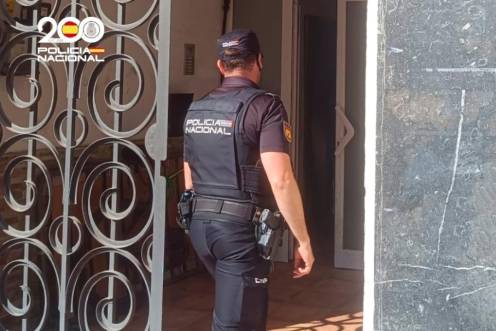 <i>Un agente de la Policía Nacional en una imagen de archivo. / Policía Nacional.</i>