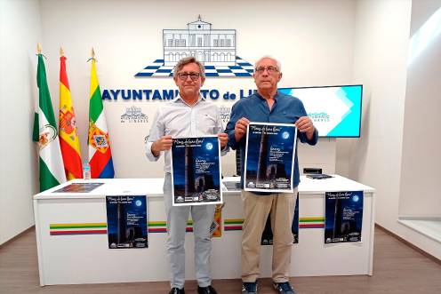 <i> Presentación XI Ruta de Senderismo Nocturno “Minas de Luna llena”. / Ayuntamiento de Linares. </i>