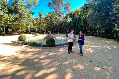 <i>Visita a los Jardines de Jabalcuz. / Europa Press.</i>