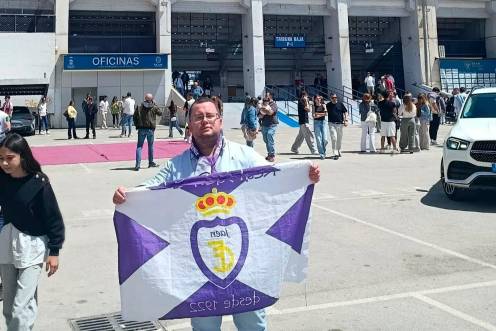 <i>Alfonso Lomas en el partido del Real Jaén contra el UCAM. / @alfonsolomass.</i>