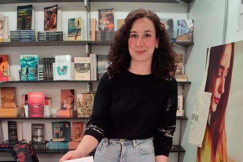 <i>La escritora y periodista, Maribel Marín. </i>