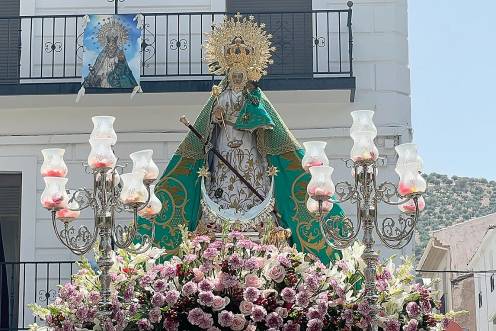 <i>Virgen de la Cabeza en Campillo de Arenas. / Jason Moyano / Diario JAÉN.</i>