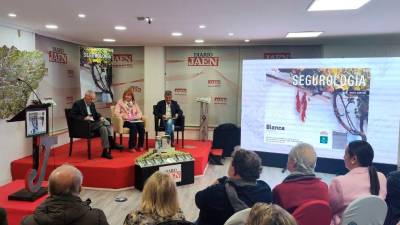 Acto de presentación de la reedición de “Segurología”, en la Sala 80 Aniversario de Diario JAÉN. / F. J. Marín / Diario JAÉN.