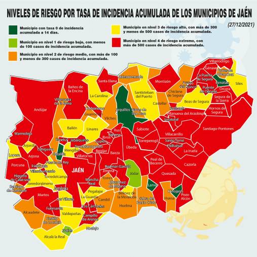 Hasta 52 municipios están en riesgo extremo en la provincia
