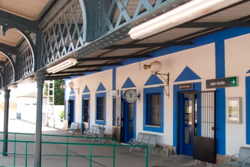 <i>Estación de Vilches. Archivo. / Junta de Andalucía.</i>
