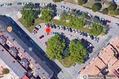 <i>Ubicación donde se instalará la estación de carga. / Ayuntamiento de Jaén.</i>