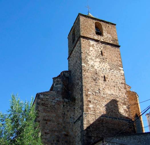 <i>Alzado de la torre con la cara orientada al castillo. </i>