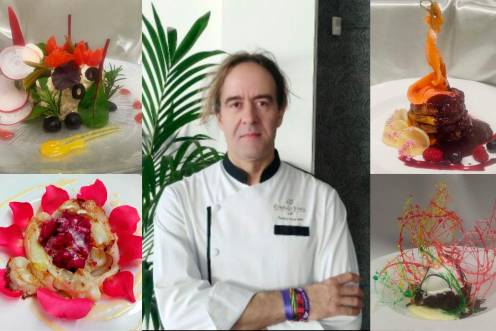 <i>Algunas de las especialidades y platos más exclusivos del cocinero Pedro Morales.</i>