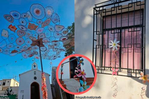 <i>Enclaves de La Rábita engalanados para la ocasión.</i>