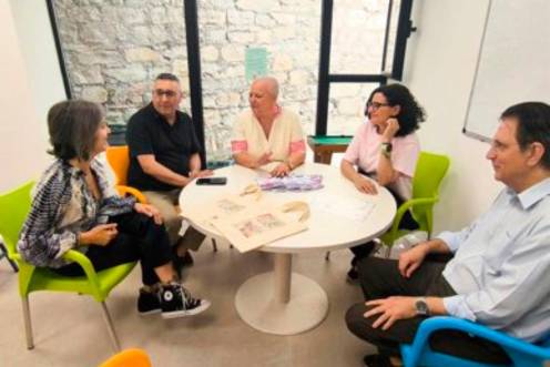 <i>Visita de la delegada territorial de Inclusión Social, Juventud, Familias e Igualdad en Jaén, Ángela Hidalgo, a la sede de Aldeas Infantiles en Jaén. / Junta de Andalucía.</i>